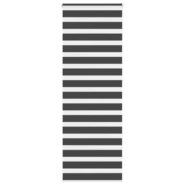 vidaXL Sebragardin svart 85x230 cm stoff bredde 80,9 cm polyester