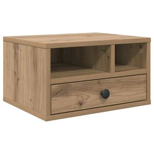 vidaXL Skiverstativ Artisan Eik 40 x 32 x 24 cm Konstruert tre
