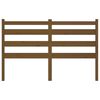 vidaXL Sengegavl honningbrun 126x4x100 cm heltre furu