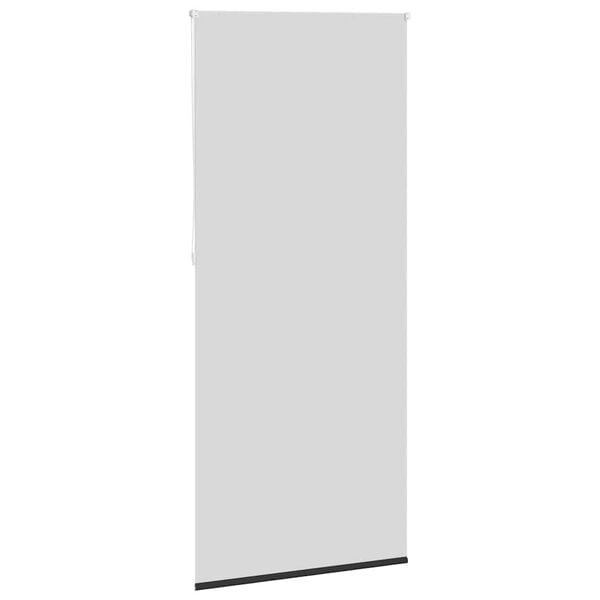 vidaXL Rullegardin m&oslash;rklegging 84,4x230 cm Stoffbredde 80 cm svart