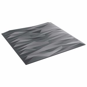 vidaXL Veggpaneler 12 stk. 50 x 50 cm Stein gr&aring; XPS Skum