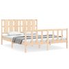 vidaXL Sengeramme uten madrass 160x200 cm heltre furu