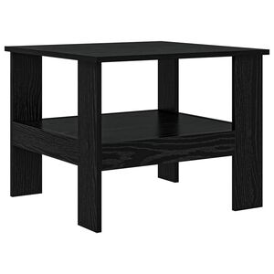 vidaXL Kaffebord Svart Eik 57 x 55 x 45 cm Konstruert tre
