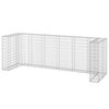 vidaXL Gabion for s&oslash;ppeldunkskur galvanisert st&aring;l 325x100x110 cm