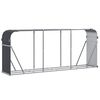 vidaXL Vedholder antrasitt 234x45x100 cm galvanisert st&aring;l