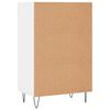 vidaXL Highboard hvit 57x35x90 cm konstruert tre