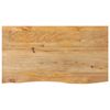 vidaXL Bordplate naturlig kant 110x60x3,8 cm heltre mango