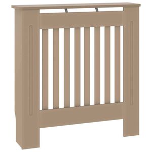vidaXL Radiator Deksel Brun 78 x 19 x 81,5cm Konstruert tre