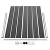 vidaXL Gjerdepanelsett WPC 526x146 cm svart