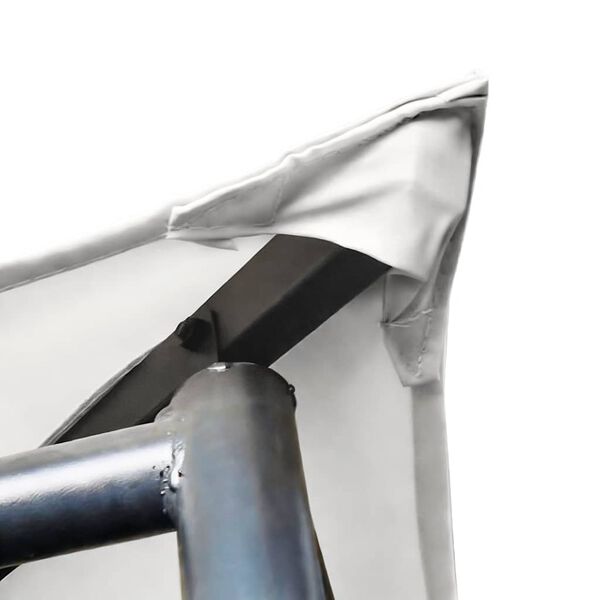 vidaXL Paviljong 4x4x3 m hvit 180 g/m&sup2;