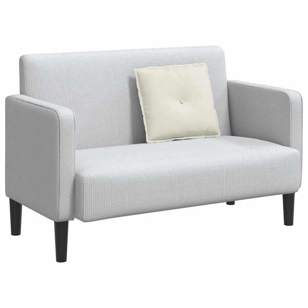 vidaXL Bakputen Krem 50 x 45 cm Corduroy stoff