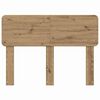 vidaXL Hodegavl med hodegjerde Artisan Eik 120 cm Konstruert tre