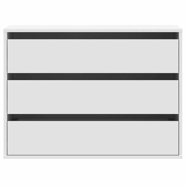 vidaXL Kommode hvit 80x41x58 cm konstruert tre