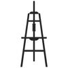 vidaXL Staffelistativ svart 53,5x95x127 cm heltre furu