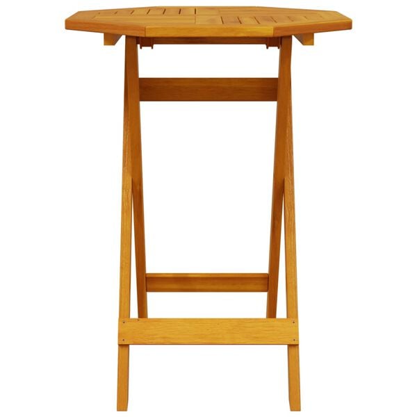 vidaXL Sammenleggbart hagebord Ø60x75 cm heltre akasie