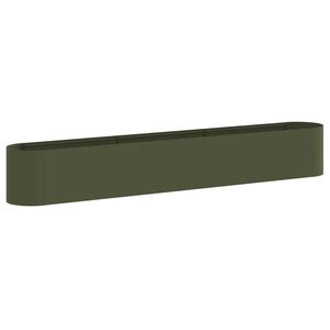 vidaXL Hevet Hagebed Olivengr&oslash;nn 280 x 40 x 40 cm