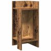 vidaXL Sidebord med hylle gammelt tre 25,5x27x60 cm