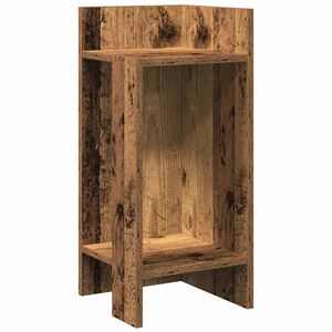 vidaXL Sidebord med hylle gammelt tre 25,5x27x60 cm