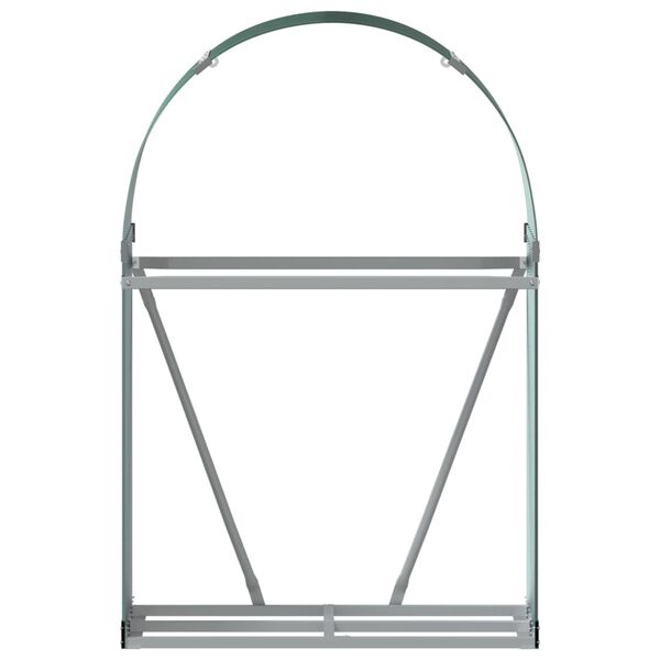 vidaXL Vedholder gr&oslash;nn 80x45x120 cm galvanisert st&aring;l
