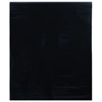 vidaXL Vindusfilm statisk frostet svart 60x500 cm PVC