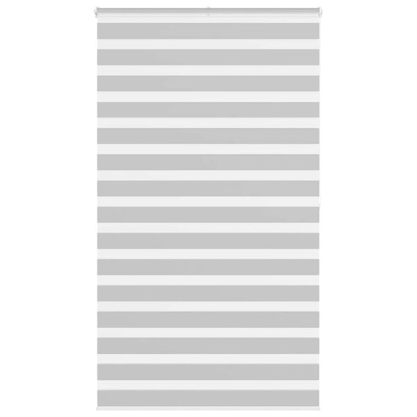 vidaXL Sebragardin lysegr&aring; 120x200 cm stoff bredde 115,9 cm polyester