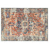 vidaXL Teppe ORIZ Oransje 120 x 170 cm 100% Polyester
