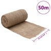 vidaXL Juterull 0,25x50 m 100% jute 200 gsm