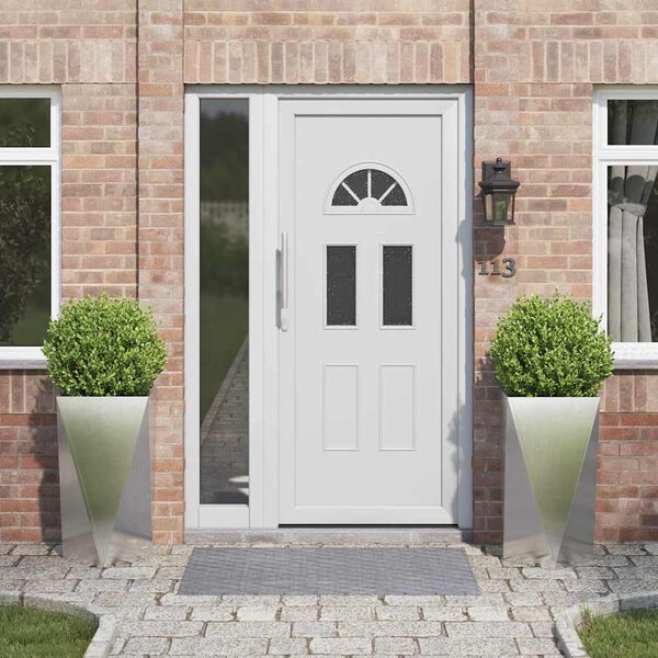 vidaXL Plantekassed 2 pcs s&oslash;lv 40 x 40 x 75 cm Rustfritt St&aring;l