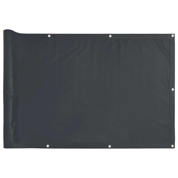 vidaXL Balkongskjerm antrasitt 400x120 cm PVC