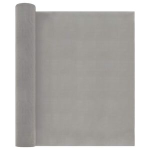 vidaXL Maskeskjerm 40 x 500 cm 120 Mesh Rustfritt st&aring;l 201 S&oslash;lv