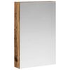 vidaXL Baderomsspeilskap Gammelt tre 40 x 10,5 x 60,5 cm
