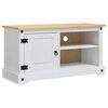 vidaXL TV-skap CORONA 100 x 40 x 52 cm Hvit Massiv furu