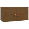 vidaXL Veggskap honningbrun 60x30x30 cm heltre furu