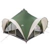 vidaXL Tipi telt med tak Gr&oslash;nn 6 personer Polyester og st&aring;l