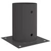 vidaXL Rund bakkenagel 12 stk. Antrasitt 15 x 15 x 15 cm Metall