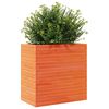 vidaXL Plantekasse voksbrun 70x40x68,5 cm heltre furu