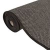 vidaXL Teppel&oslash;per sisal-utseende antrasitt 80x200 cm
