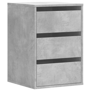 vidaXL Kommode betonggr&aring; 40x41x58 cm konstruert tre