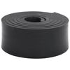 vidaXL Gummikant for sn&oslash;plog svart 250x8x1 cm