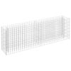 vidaXL Gabion h&oslash;ybed galvanisert st&aring;l 180x30x60 cm