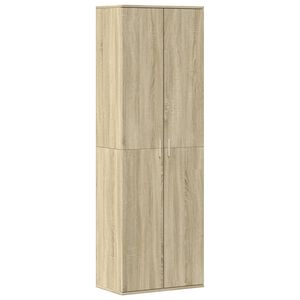 vidaXL Highboard sonoma eik 60x35x180 cm konstruert tre