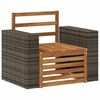 vidaXL Ute Midt Sofa Naturlig