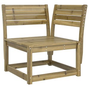vidaXL Hagesofa for hj&oslash;rne 73x73x78 cm impregnert furu