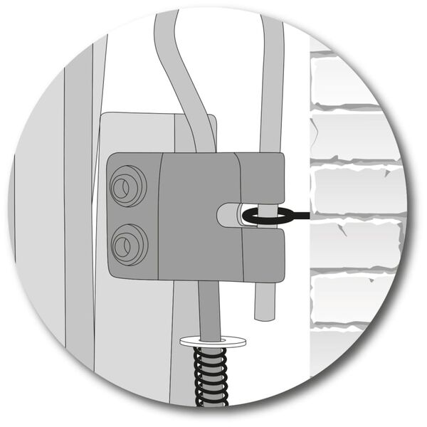 FLAMINGO Uttrekkbar hundesperre Mont tre 107x83 cm