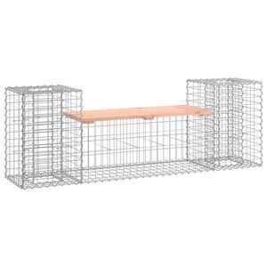 vidaXL Hagebenk gabiondesign 183x41x60,5 cm heltre douglasgran