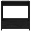 vidaXL Sidetabell Svart Eik 50 x 26 x 50 cm Konstruert tre