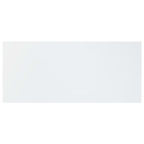 vidaXL Hylleplater 4 stk h&oslash;yglans hvit 80x30x1,5 cm konstruert tre