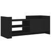 vidaXL TV-benk svart 100x35x40 cm konstruert tre