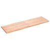 vidaXL Bordplate lysebrun 160x50x(2-4)cm behandlet heltre naturlig