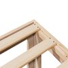 vidaXL Familiesengeramme uten madrass 270x200 cm heltre furu